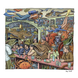 DIVE BAR FINE ART POSTER