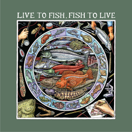 LIVE TO FISH T-SHIRT