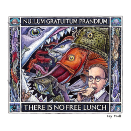 NO FREE LUNCH FINE ART POSTER
