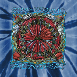 SOCKEYEDELIC TIE DYE T-SHIRT