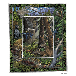 ANCIENT FORESTS FINE ART POSTER