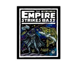 EMPIRE STRIKES BASS STICKER