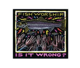 FISH WORSHIP STICKER