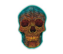 SALMON SKULL STICKER