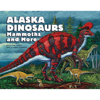ALASKA DINOSAURS, MAMMOTHS AND MORE

 	Artist: Ray Troll
 	Author: Kirk Johnson
 	Hardcover
 	Size: 11 x 8.5 inches
 	32 pages of full-color paleo fun
 	Published 2025

Explore the world of fascinating prehistoric creatures that once roamed ancient Alaska. This new hardcover edition of Alaska Dinosaurs is packed with vibrant illustrations by Ray Troll and lively text by paleontologist Kirk Johnson. This dynamic picture book is perfect for curious kids ages 8-12 and dinophiles of all ages.

All books purchased from The Ray Troll Web Store are signed by the artist. Personalizations can be requested in the 