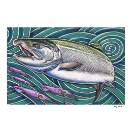 COHO MOJO FINE ART POSTER