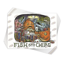 FISH AND CHIPS - 6 CARDS