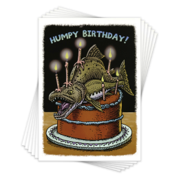HUMPY BIRTHDAY - 6 CARDS