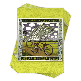 WOMAN NEEDS A MAN - 6 CARDS