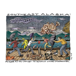 LIVING UNDERWATER FINE ART POSTER