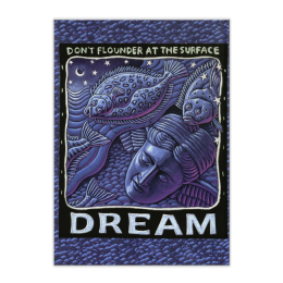 DREAM, DON'T FLOUNDER CARD