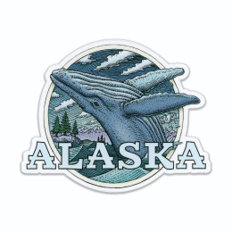 ALASKA HUMPBACK STICKER