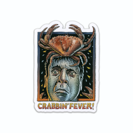 CRABBIN' FEVER STICKER