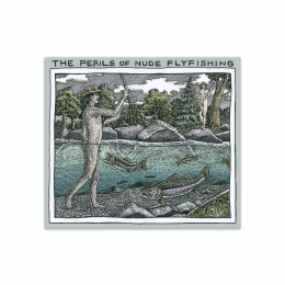 NUDE FLYFISHING STICKER