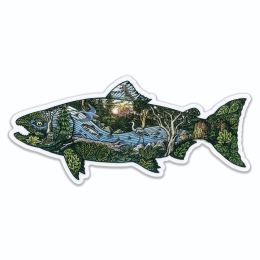 SALMONSCAPE STICKER