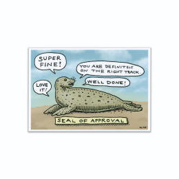 SEAL OF APPROVAL STICKER