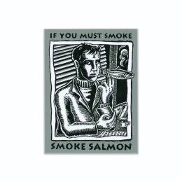 SMOKE SALMON STICKER