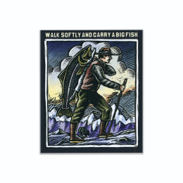 WALK SOFTLY STICKER