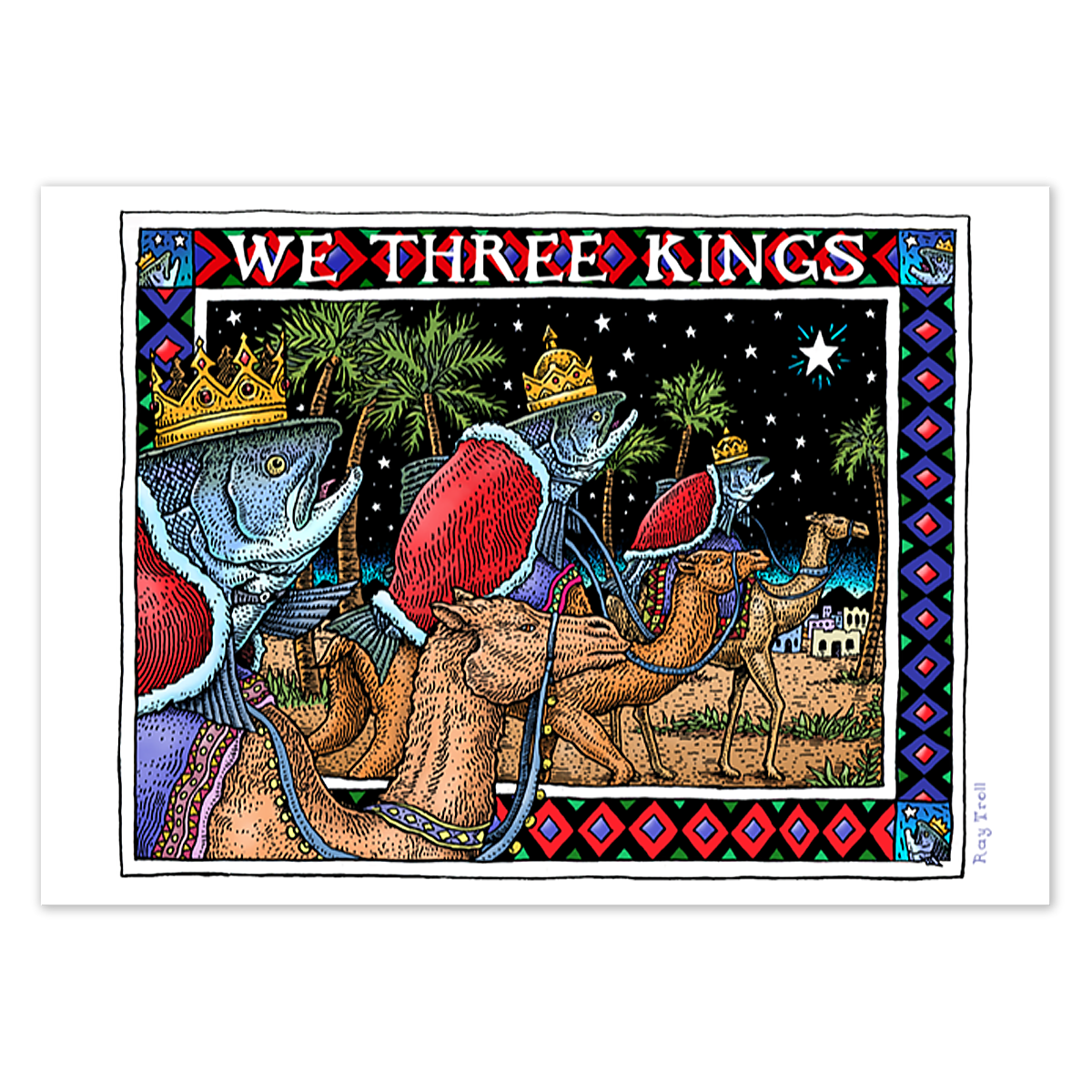 CHRISTMAS CARD SET - Troll Art