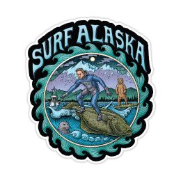SURF ALASKA STICKER