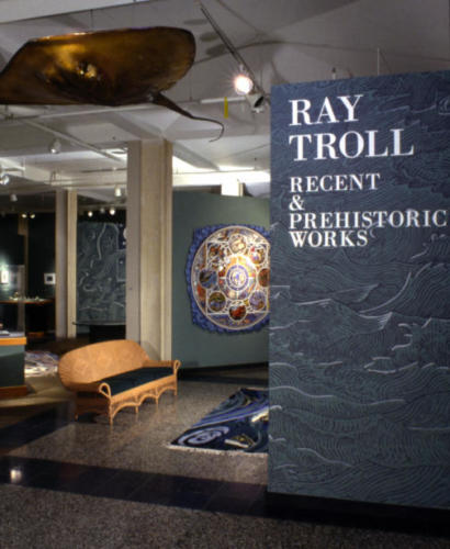 The entryway into the Burke show...