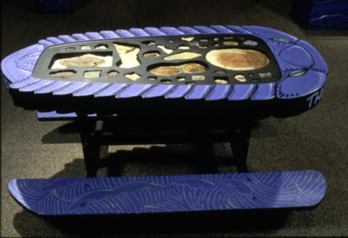 A trilobite shaped table