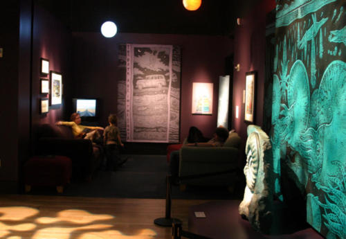 A view through the hall...