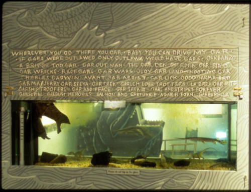 The gar tank with a jillion bad gar puns