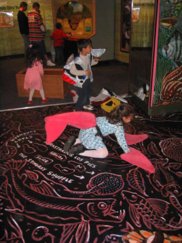 The dance floor in action at the Miami Science Museum