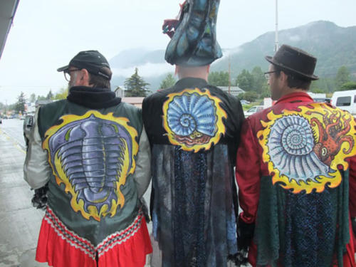 Some fine trilobite and ammonite jackets designed with Halli Kenoyer