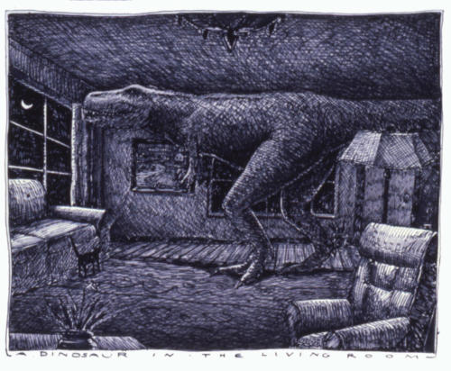Dinosaur in the Living Room 