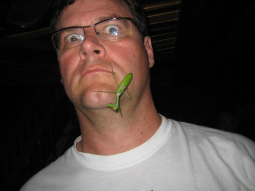 Kirk Johnson and mantis