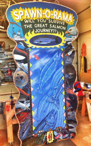 Spawn-O-rama interactive exhibit designed and painted with Terry Pyles