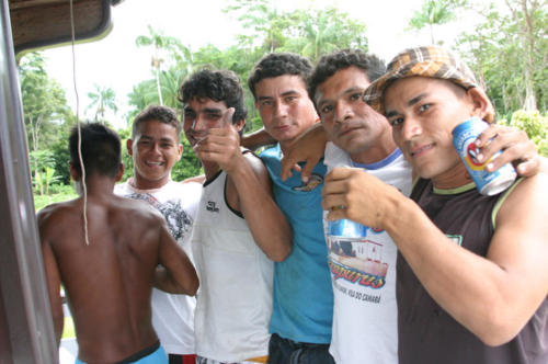 Our rescue squad! They turned us back from almost certain disaster with the rapids.