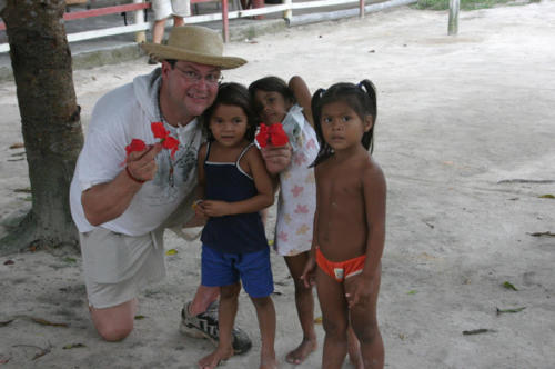 Kirky and small friends.