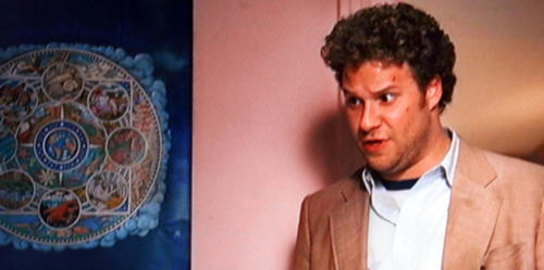 Seth Rogen in 'Pineapple Express' with my mandala poster