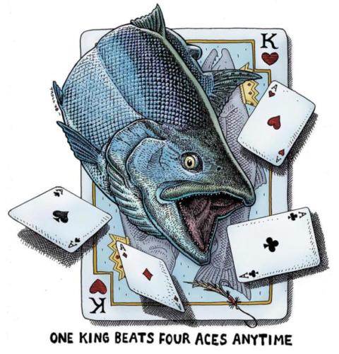 One King Beats Four Aces