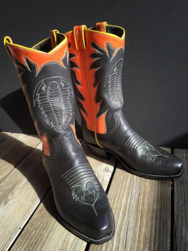 The world's only pair of Trilo-Boots created by Chase Deforrest