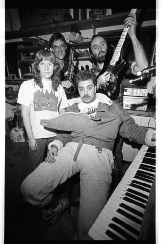The Squawking Fish circa 1986, with Carolyn Minor, Craig Koch, Russ and Ray